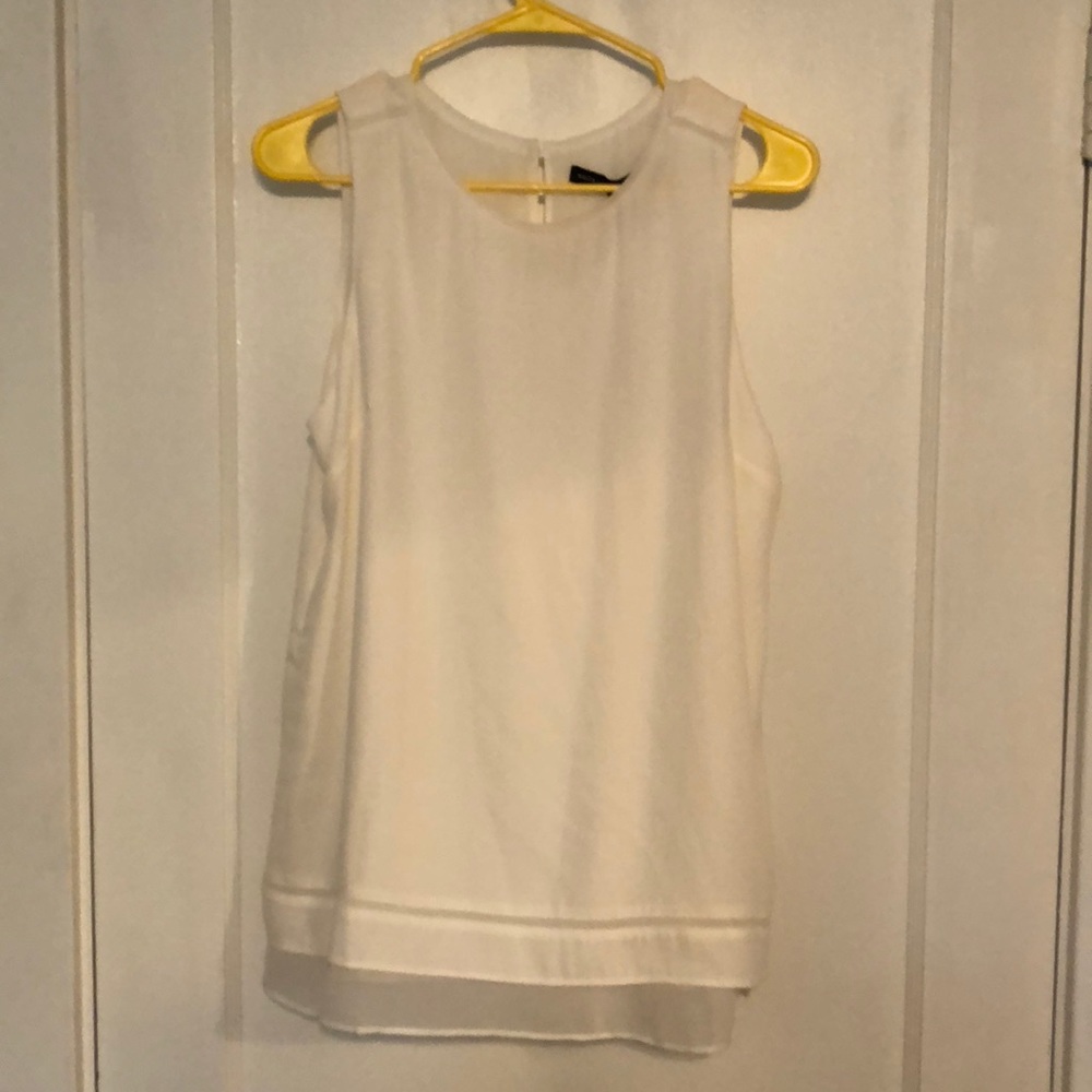 White House Black Market, Blouse, Tunic, white
